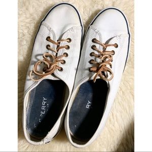 White Sperrys